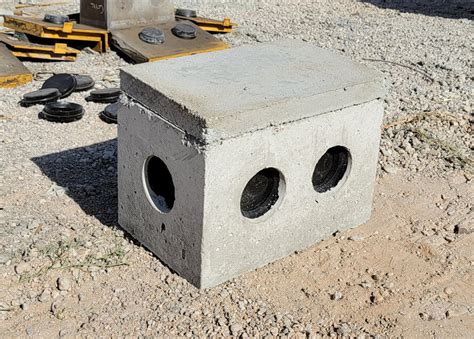 12 hole distribution box for septic|precast septic distribution box.